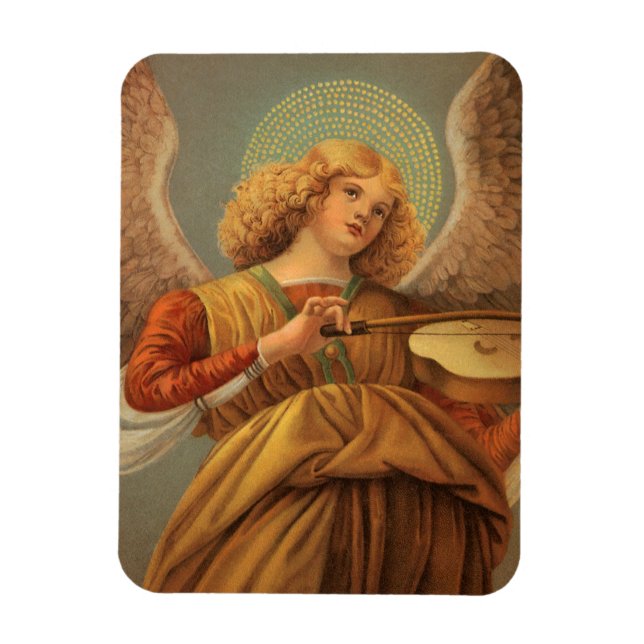 Magnet Flexible Ange jouant du violon de la Renaissance Melozzo da (Vertical)