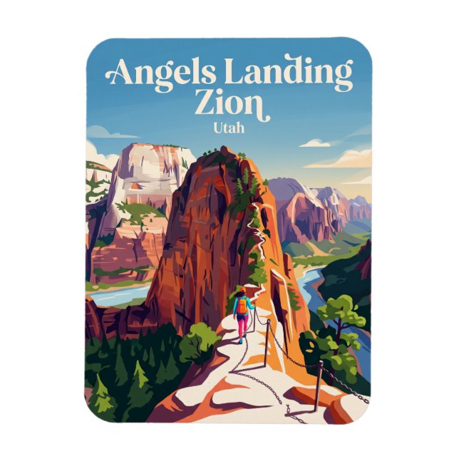 Magnet Flexible Angels Landing Zion États-Unis (Vertical)