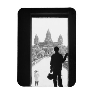 Magnet Flexible Angkor Cambodge, Porte & Personne Angkor Wat