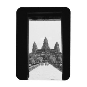 Magnet Flexible Angkor Cambodge, Vue de la porte d'Angkor Wat 2