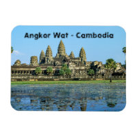 Angkor Vat et réflexion dans le lac - Cambodge