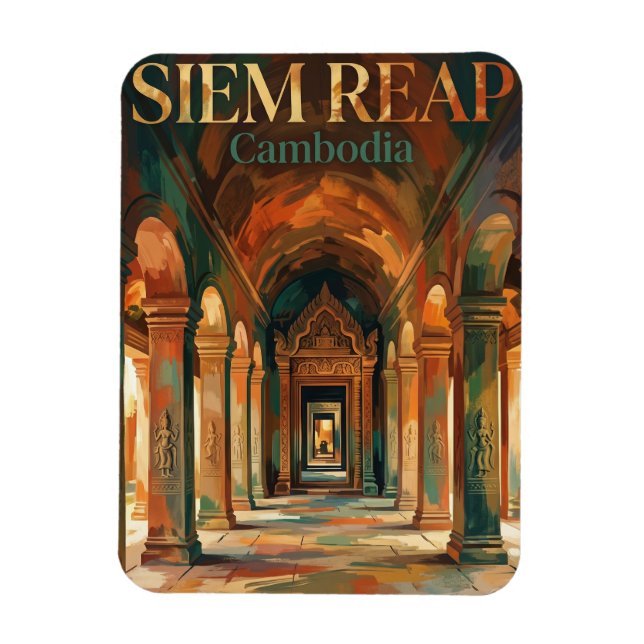 Magnet Flexible Angkor Wat Cambodge (Vertical)