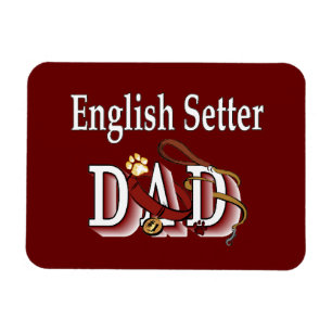 Magnet Flexible Anglais Setter Papa