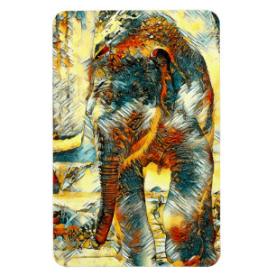 Magnet Flexible AnimalArt_Elephant_012