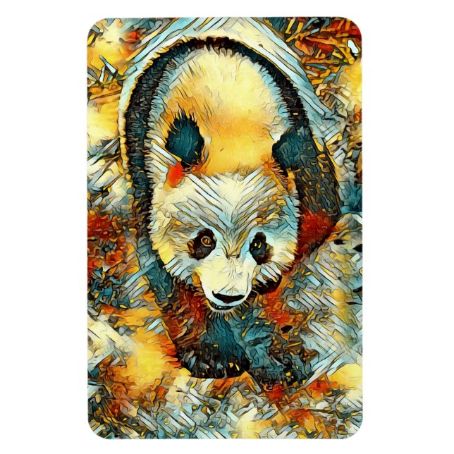 Magnet Flexible AnimalArt_Panda_006 (Vertical)