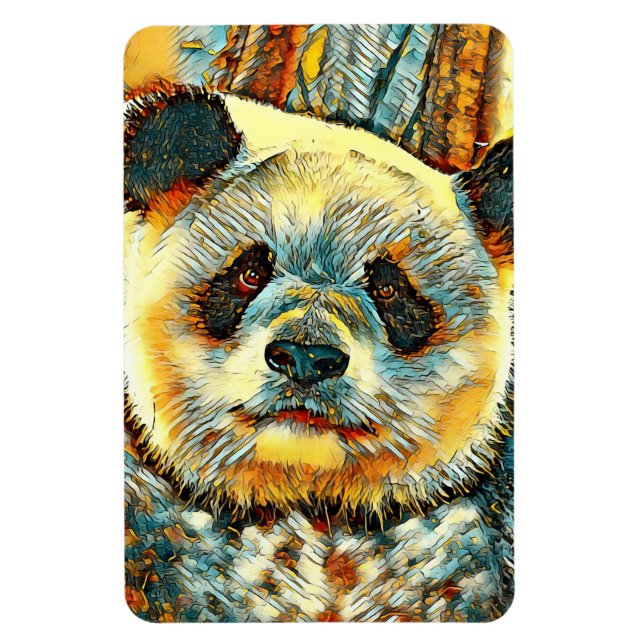 Magnet Flexible AnimalArt_Panda_014 (Vertical)