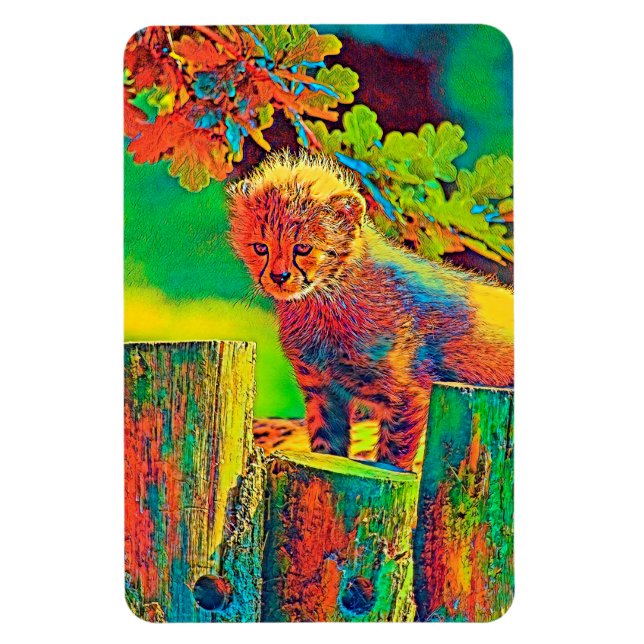Magnet Flexible AnimalColor_Cheetah_023 (Vertical)