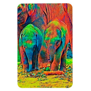 Magnet Flexible AnimalColor_Elephant_001