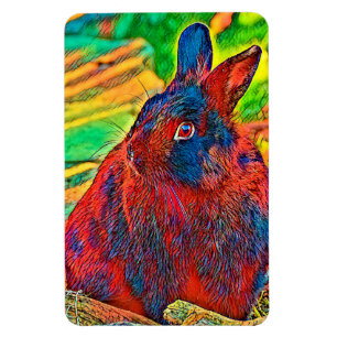 Magnet Flexible AnimalColor_Rabbit_001