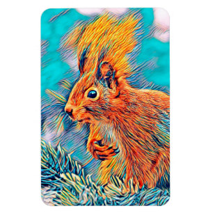 Magnet Flexible AnimalMix_Squirrel_001