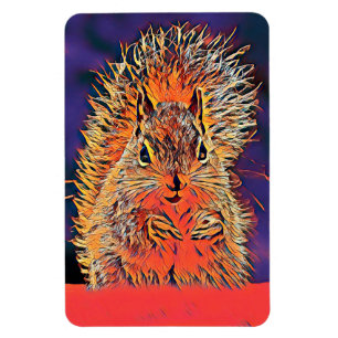 Magnet Flexible AnimalMix_Squirrel_009
