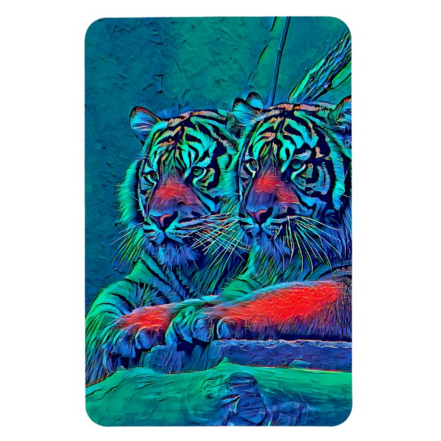 Magnet Flexible AnimalMix_Tiger_035 (Vertical)