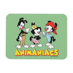 Magnet Flexible Animaniacs   Yakko, Dot et Wakko debout