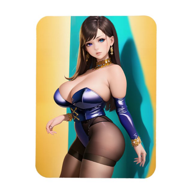 Magnet Flexible Anime Girl 046 (Vertical)