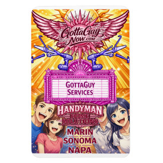 Magnet Flexible Anime GottaGuy Solutions de Ménage à Domicile