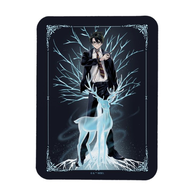 Magnet Flexible Anime HARRY POTTER™ Stag Patronus (Vertical)