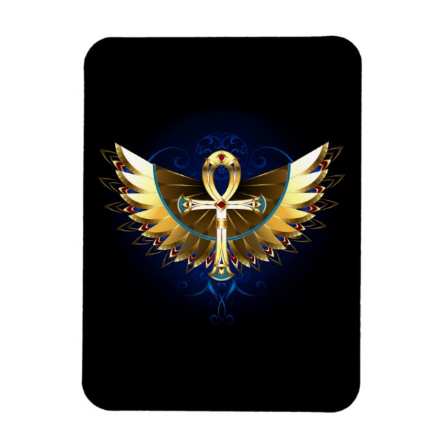 Magnet Flexible Ankh or avec ailes (Vertical)