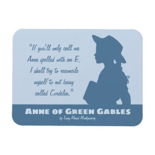 Magnet Flexible Anne of Green Gables CC1088 Montgomery cite :