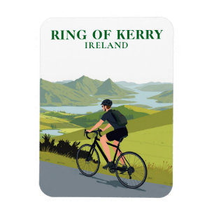 Magnet Flexible Anneau de Kerry Irlande Cyclisme Voyage Souvenir