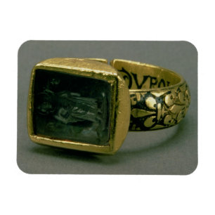 Magnet Flexible Anneau de sceau du Roi Louis IX de la France (St