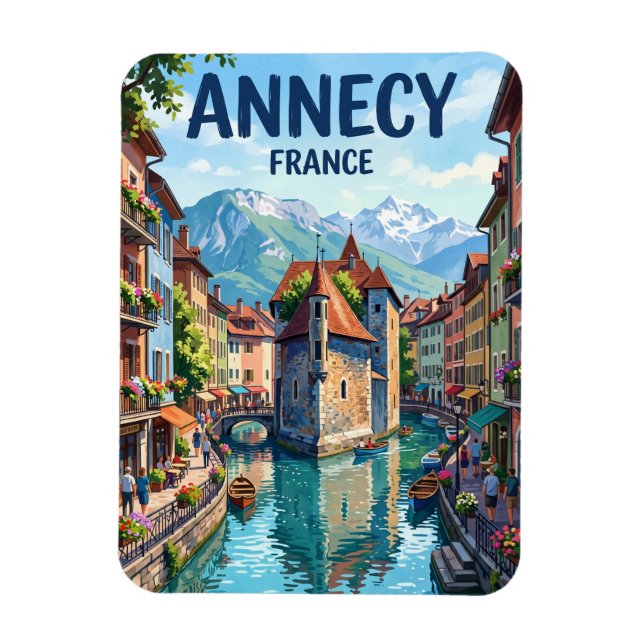 Magnet Flexible Annecy France (Vertical)