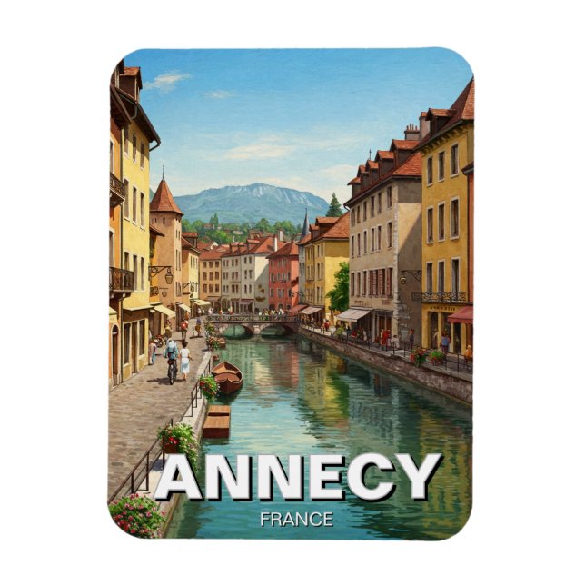 Magnet Flexible Annecy France (Vertical)