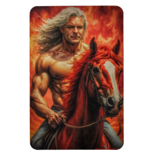 Magnet Flexible Année du Cheval de Feu : Embrassez le voyage !