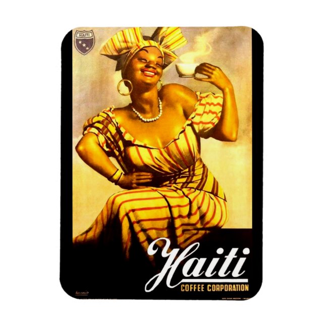 Magnet Flexible Années 1950 Haïti Coffee Corporation (Vertical)