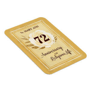 Magnet Flexible Anniversaire personnalisable de la religieuse Nun