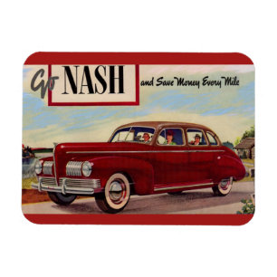 Magnet Flexible Annonce automobile Nash 1941
