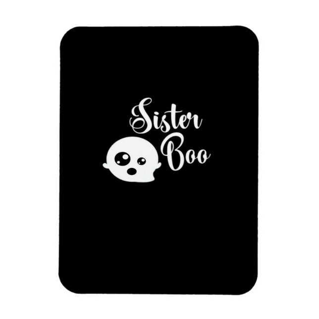 Magnet Flexible Annonce de grossesse Halloween mignonne (Vertical)