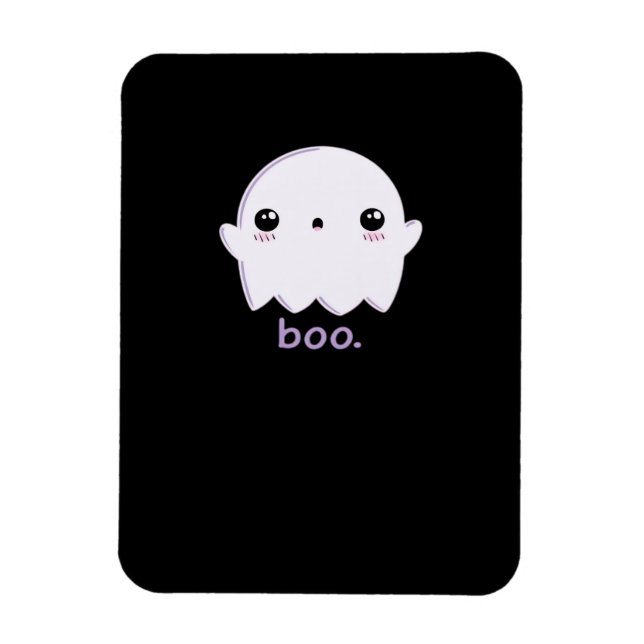 Magnet Flexible Annonce de grossesse Halloween mignonne (Vertical)