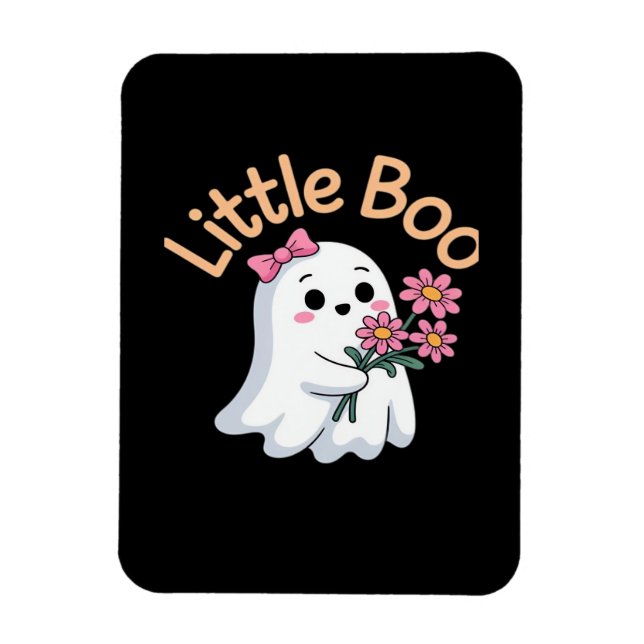 Magnet Flexible Annonce de grossesse Halloween mignonne (Vertical)