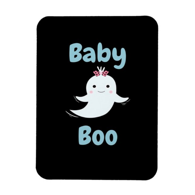 Magnet Flexible Annonce de grossesse Halloween mignonne (Vertical)