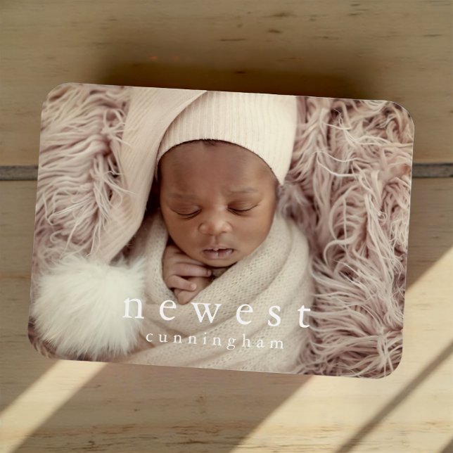 Magnet Flexible Annonce de naissance de bébé, nouveau membre de la (Créateur téléchargé)