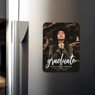 Magnet Flexible Annonce de remise de diplômes avec photo personnal