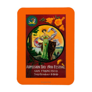 Magnet Flexible Annonce du jour d'admission, Festival d'État