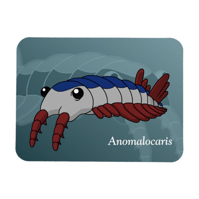 Magnet Flexible Anomalocaris - Animal préhistorique (Horizontal)