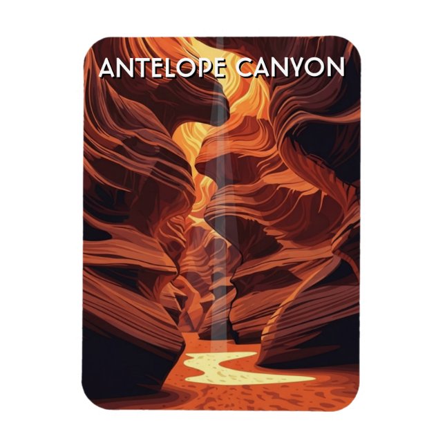 Magnet Flexible Antelope Canyon  Souvenir (Vertical)