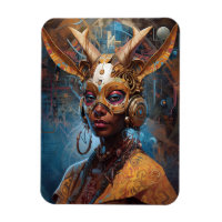 Antelope Headdress Science Fiction Cyberpunk