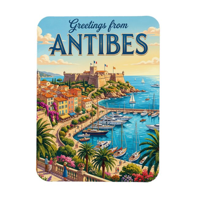 Magnet Flexible Antibes France (Vertical)