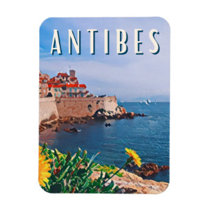 Magnet Flexible Antibes Photo Vintage 