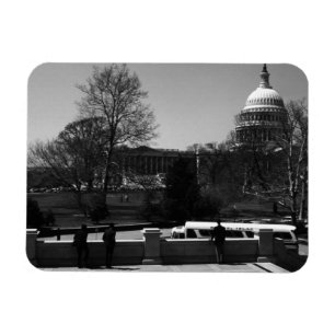 Magnet Flexible Antique USA Washington Le Capitole rue