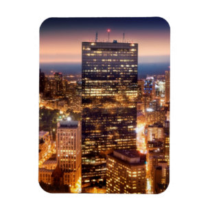 Magnet Flexible Aperçu de Boston la nuit