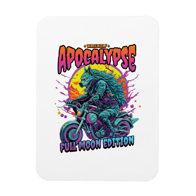 Magnet Flexible Apocalypse du loup-garou (Vertical)