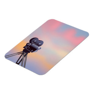 Magnet Flexible Appareil photo cinématographique vintage coucher d