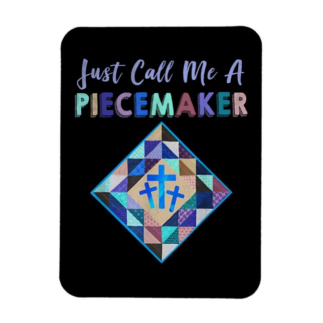 Magnet Flexible Appelez-Moi Un Piecemaker Color Farbic Quiling (Vertical)