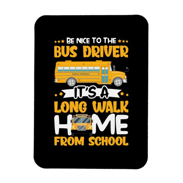 Magnet Flexible Appréciez Le Conducteur De Bus (Vertical)