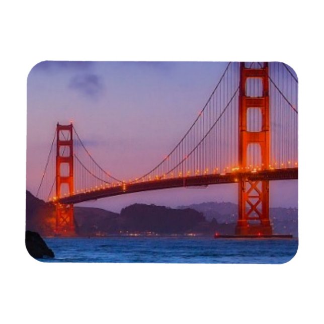 Magnet Flexible Après le coucher du soleil à Baker Beach (Horizontal)