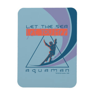 Magnet Flexible Aquaman Laissez La Mer Vous Libérer